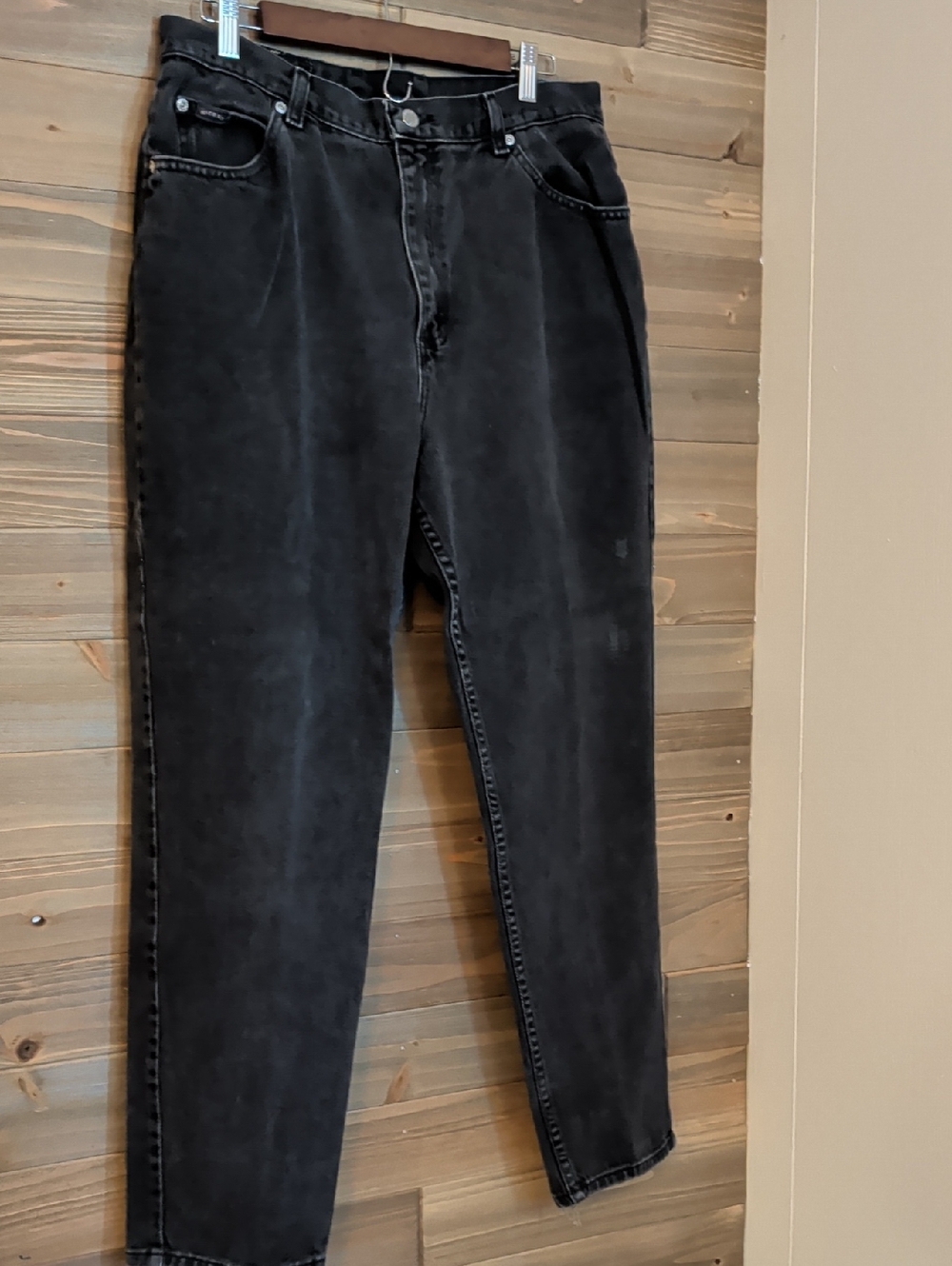 Riders Black Button-Front Denim